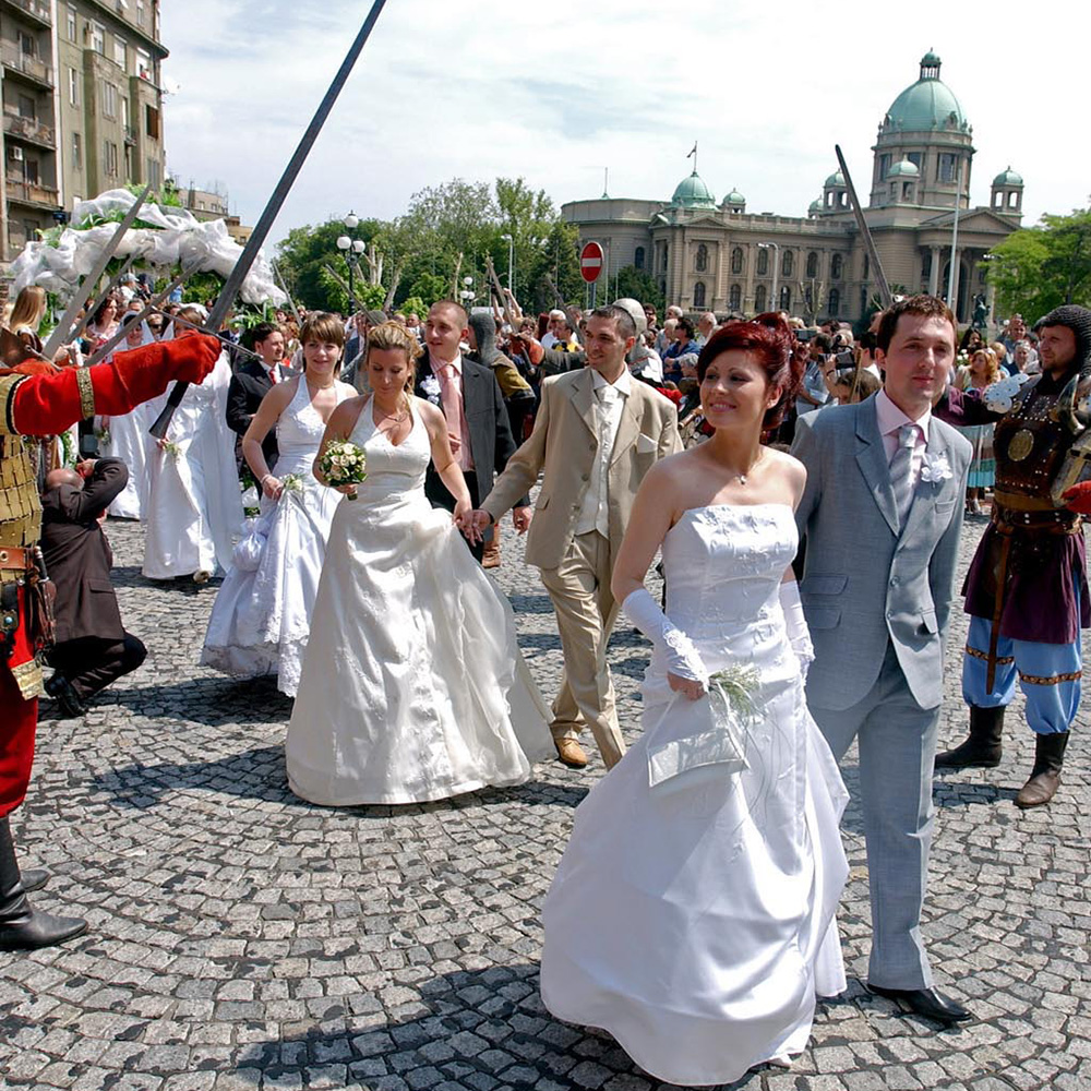 Kolektivno vencanje u Beogradu
