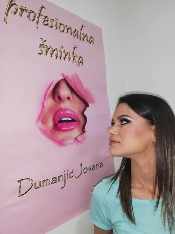 Profesionalno šminkanje Jovana Dumanjić