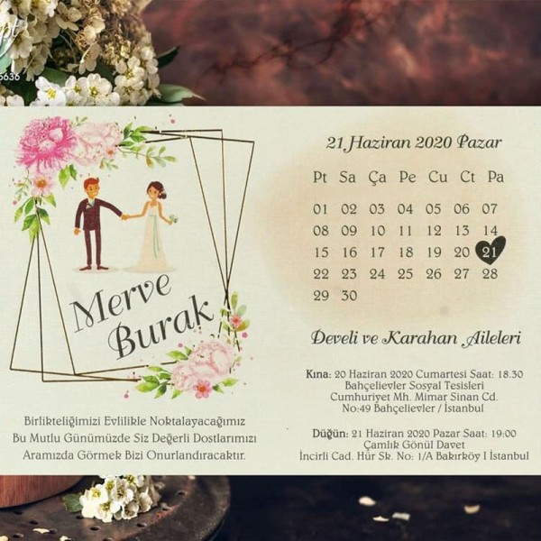 Pozivnice za venčanje Hartijel