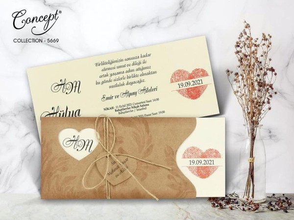 Pozivnice za venčanje Hartijel