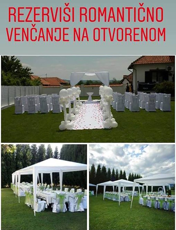 Beli šatori Obrenovac