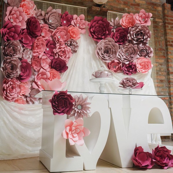 Manus dekoracije - cvetni zid