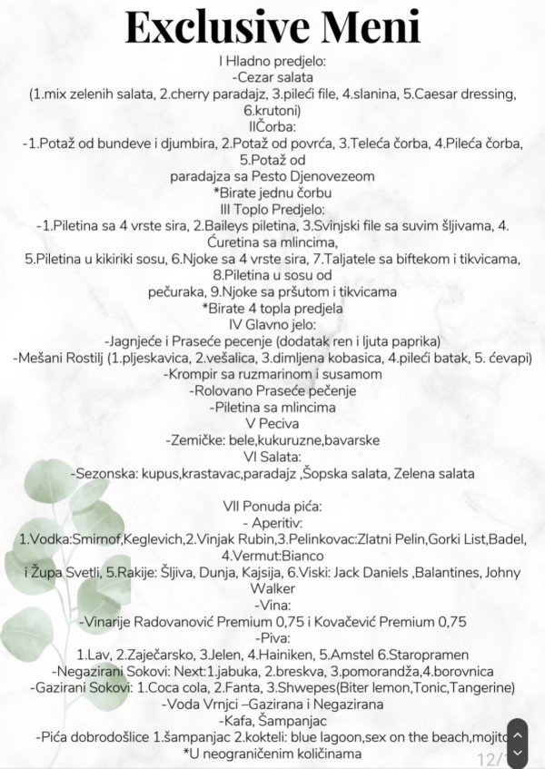 Svadbeni salon Javor
